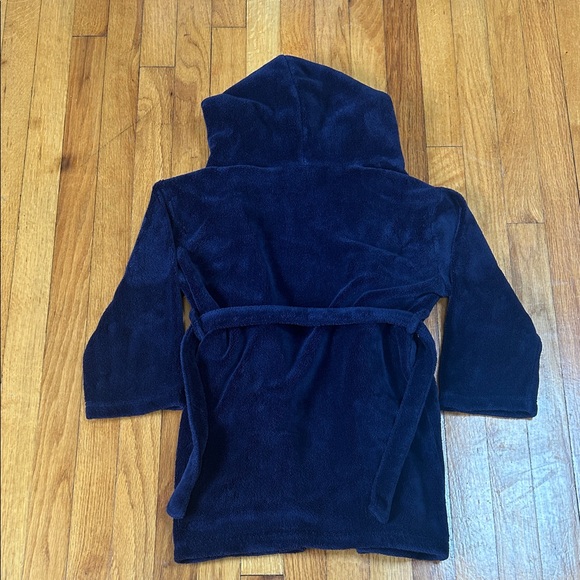 Cozy Navy Kids Robe - Picture 5 of 5